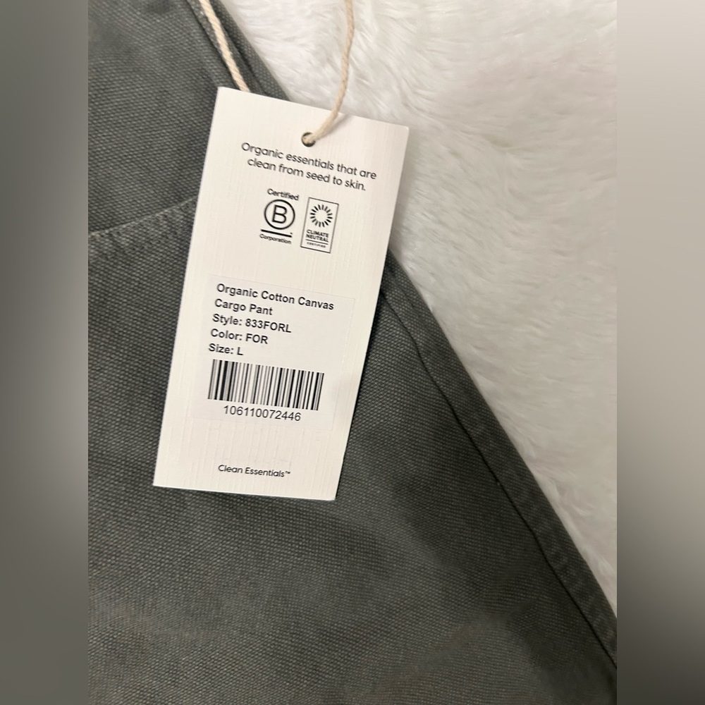 Mate The Label Organic Cotton Canvas Cargo Pants - Picture 11 of 16